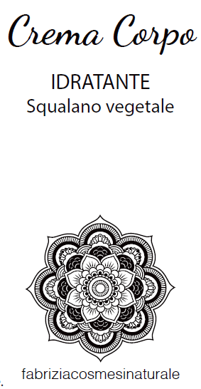 Crema Corpo idratante con Squalano vegetale