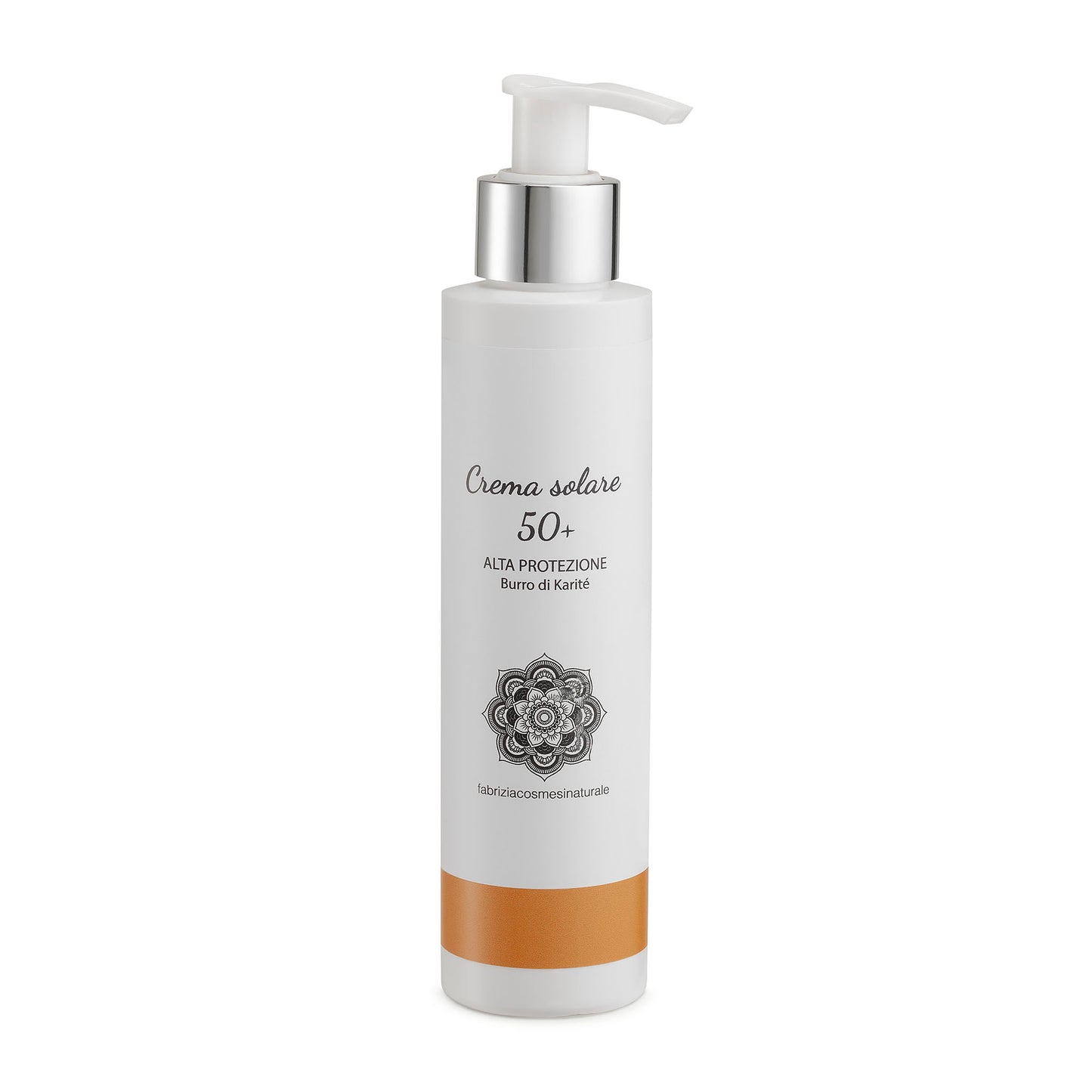 Crema solare 50+ alta protezione al Burro di Karité e Olio di Jojoba da 150 ml
