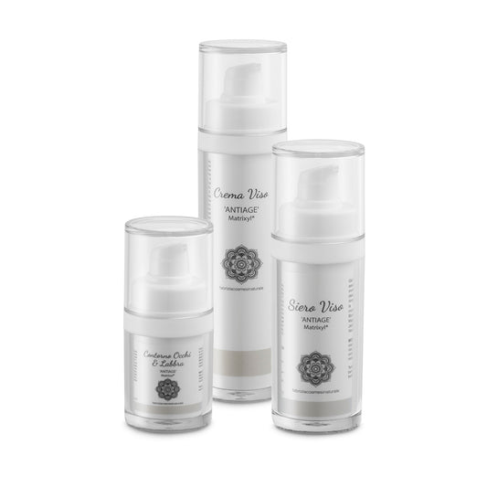 Beauty Routine Giovinezza Fabrizia Cosmesi Naturale: Crema Viso, Siero Viso e Contorno Occhi e Labbra antiage Matrixyl