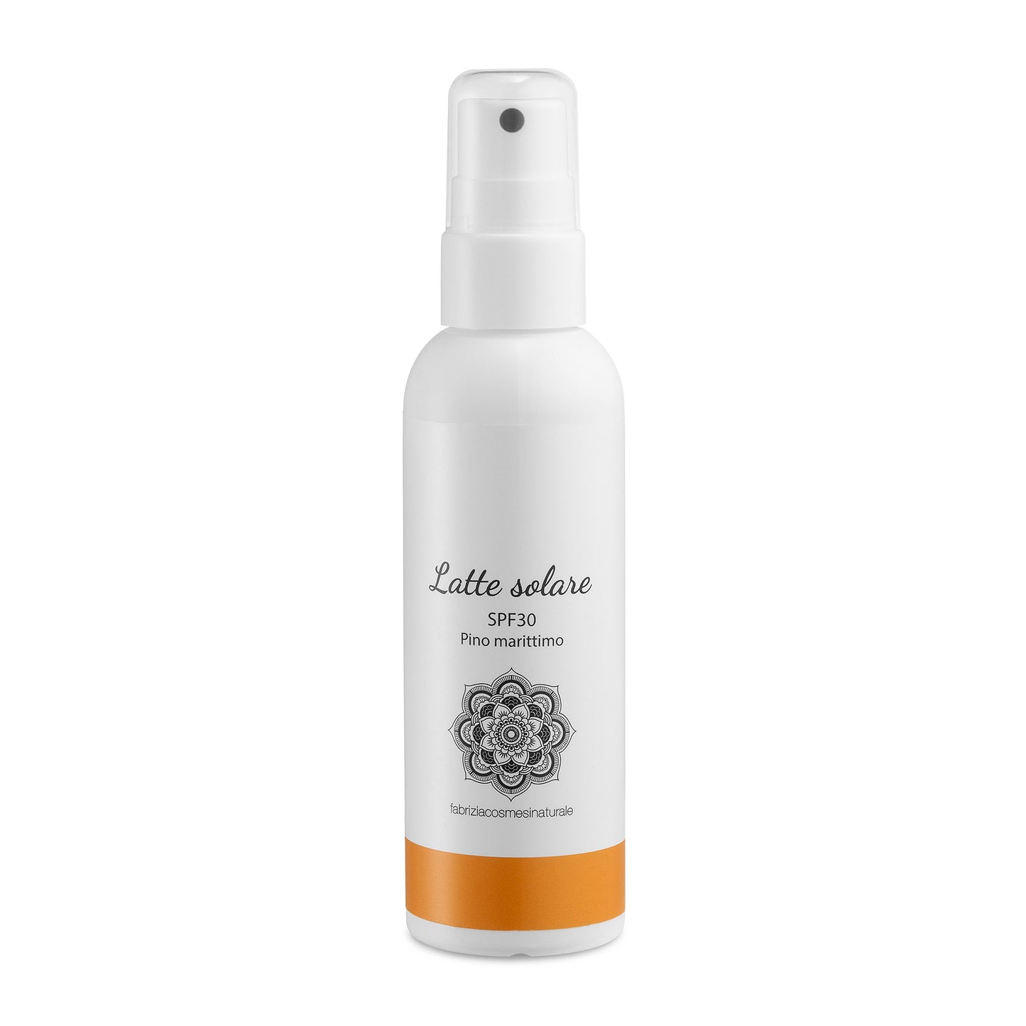 Latte solare SPF30 media protezione UVA e UVB con Pino marittimo, Spray 150 ml Fabrizia Cosmesi Naturale