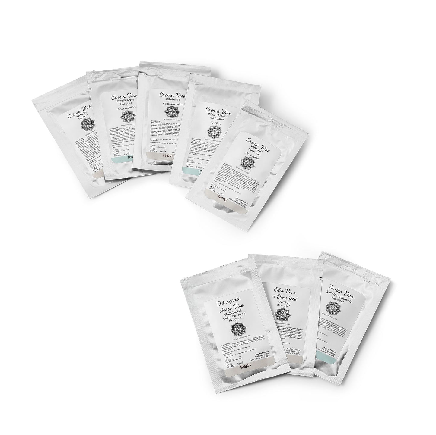Bustine monodose del Siero Viso alla Vitamina C, Fabrizia Cosmesi Naturale