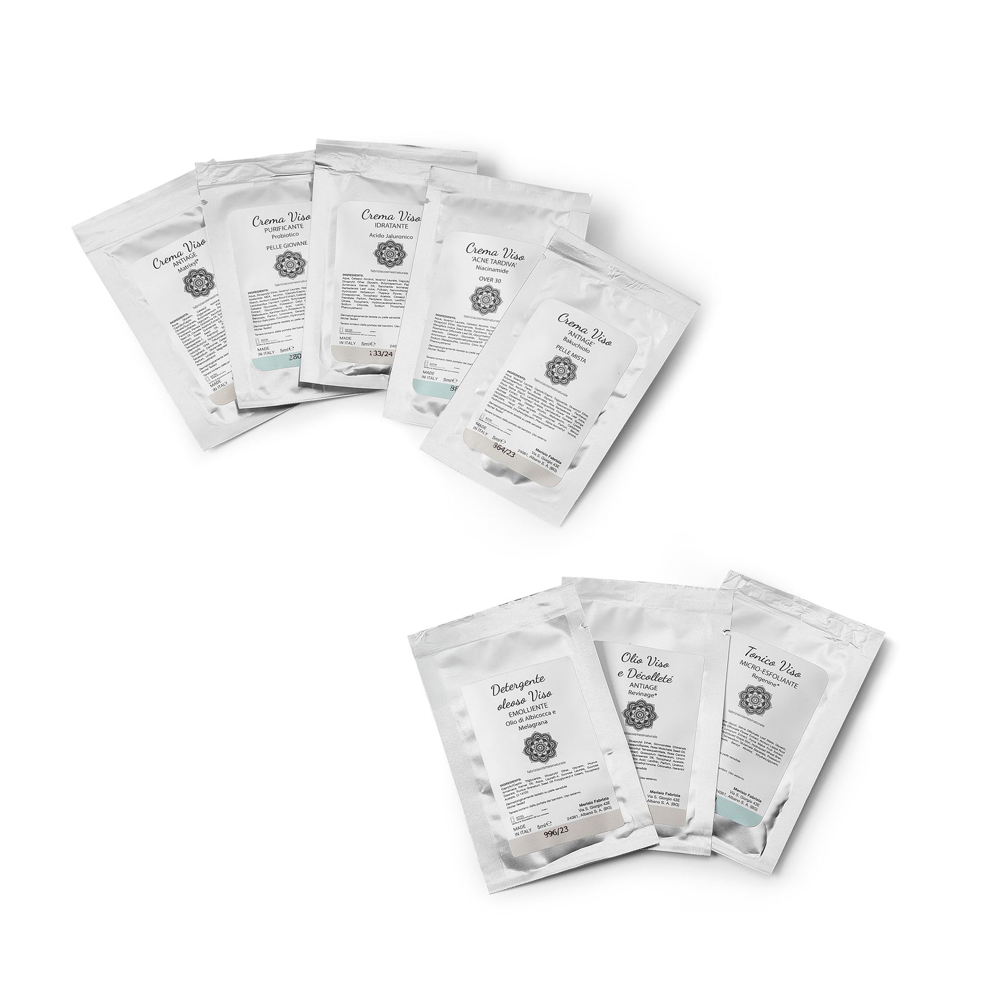 Bustine monodose del Siero Viso alla Vitamina C, Fabrizia Cosmesi Naturale