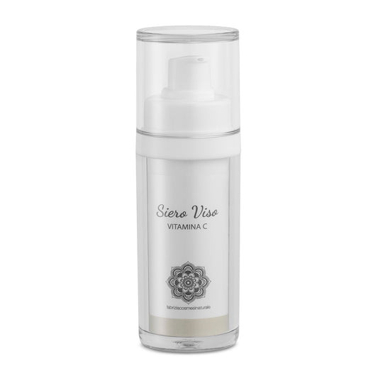 Siero viso alla Vitamina C, Airless 30 ml Fabrizia Cosmesi Naturale, illuminante e antiossidante