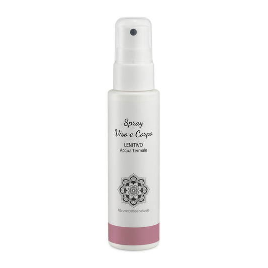 Spray Viso e Corpo Lenitivo all'Acqua Termale, Spray 100 ml Fabrizia Cosmesi Naturale