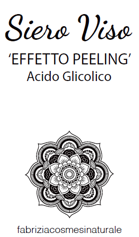 Siero Viso ad 'effetto peeling'