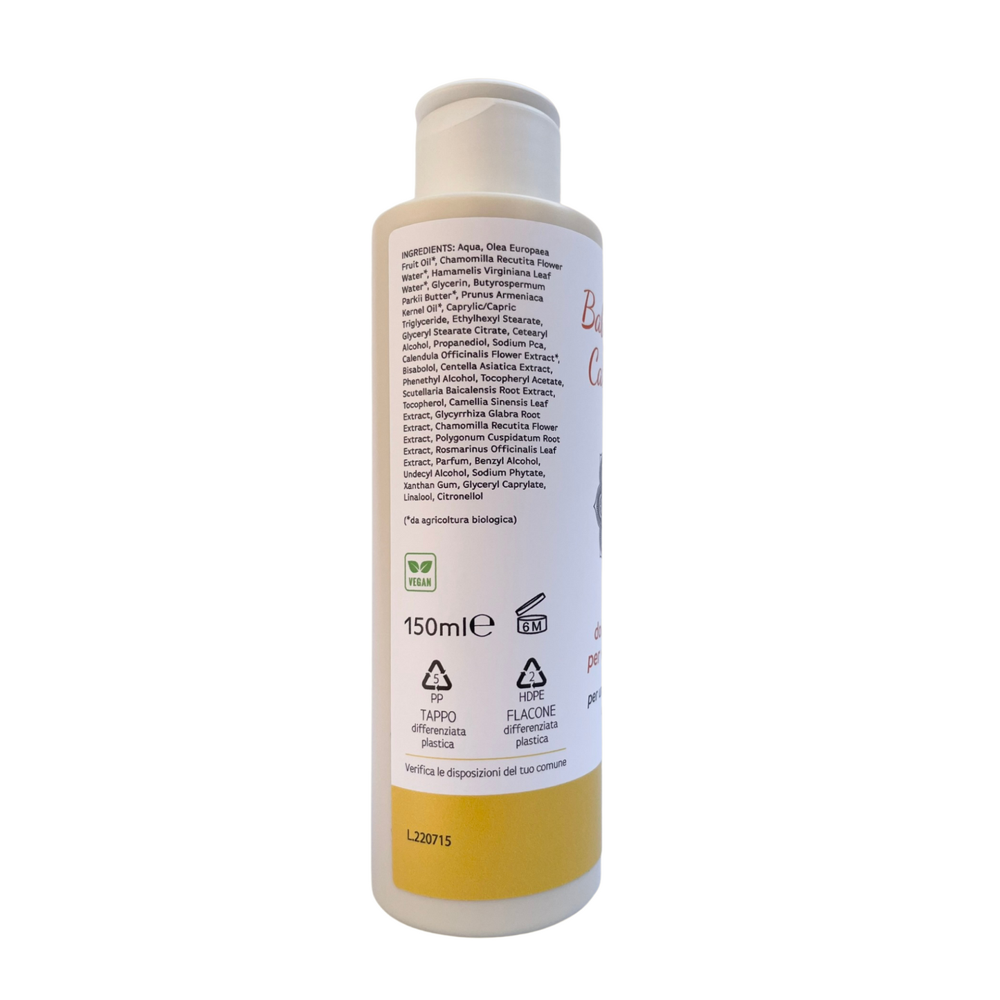 BabyCrema Viso & Corpo idratante e lenitiva alla Calendula