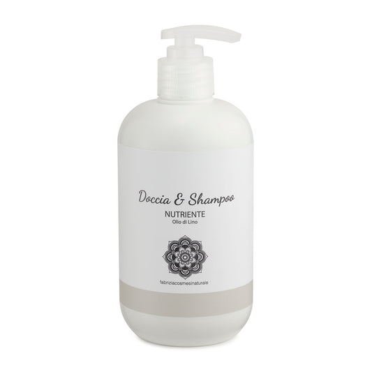 Doccia & Shampoo nutriente con Olio di Lino