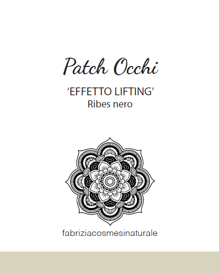 Patch Occhi ‘effetto lifting’ al Ribes Nero