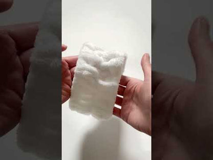 Video tutorial: caratteristiche della Fascia Capelli Skincare in spugna di cotone artigianale